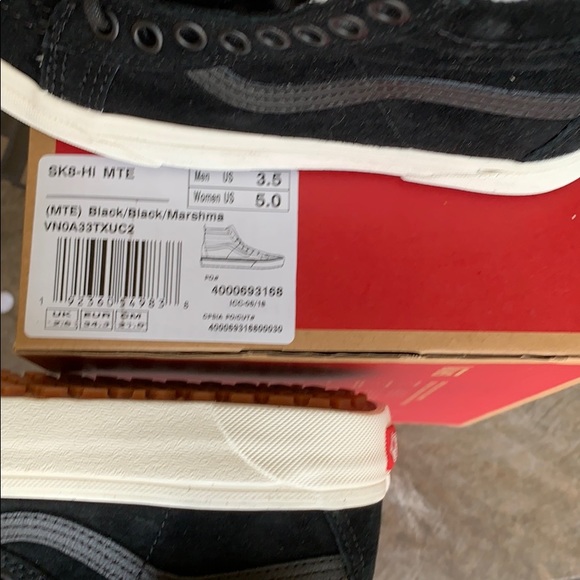 VANS SK8-Hi MTE Black/Black/Marshmallow WMNS - Picture 16 of 16